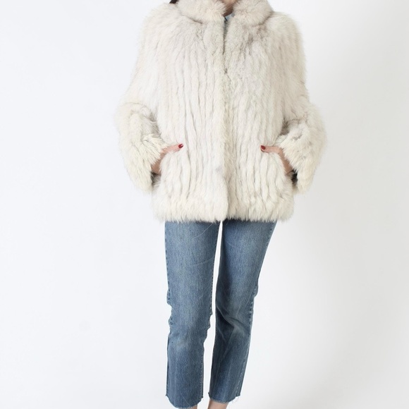 Vintage Saga Blue Fox Fur Coat - Picture 6 of 8